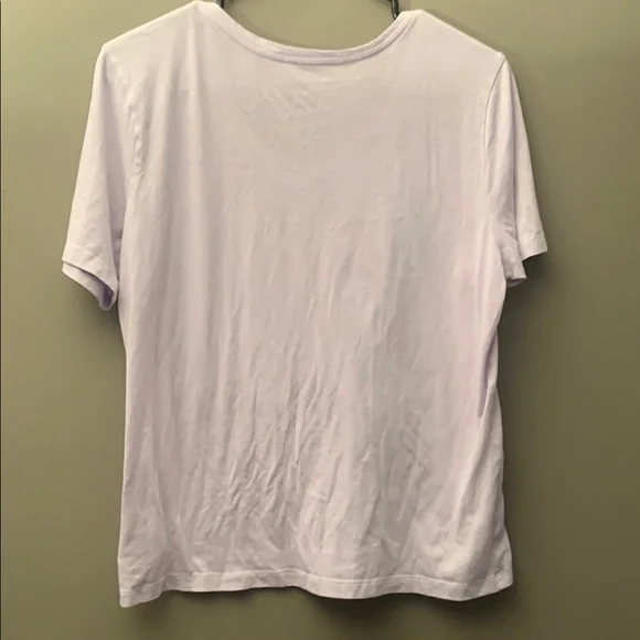 Columbia Women's Light Purple Floral Tee - Picture 5 of 5